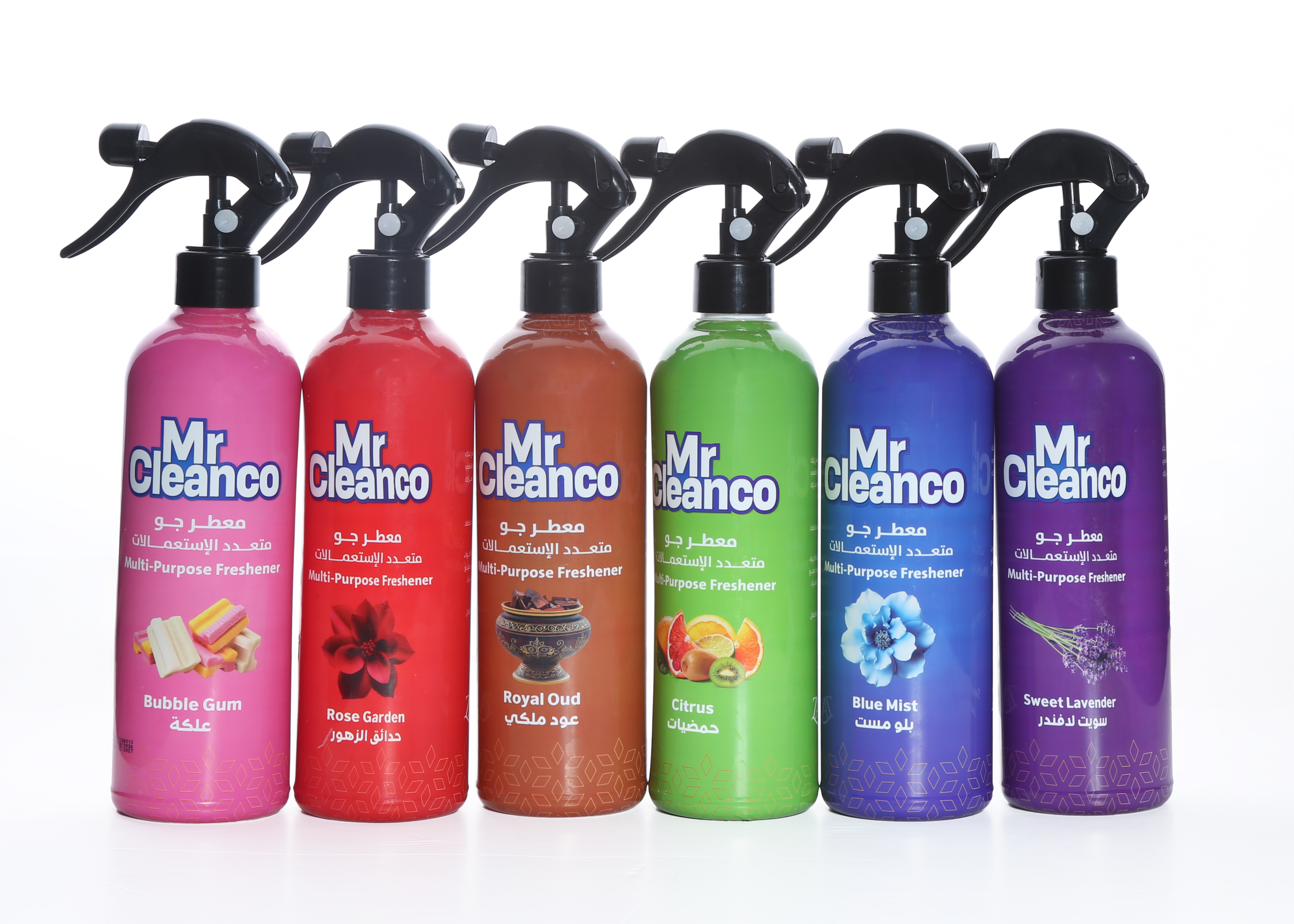 Multi-purpose freshener spray bottles